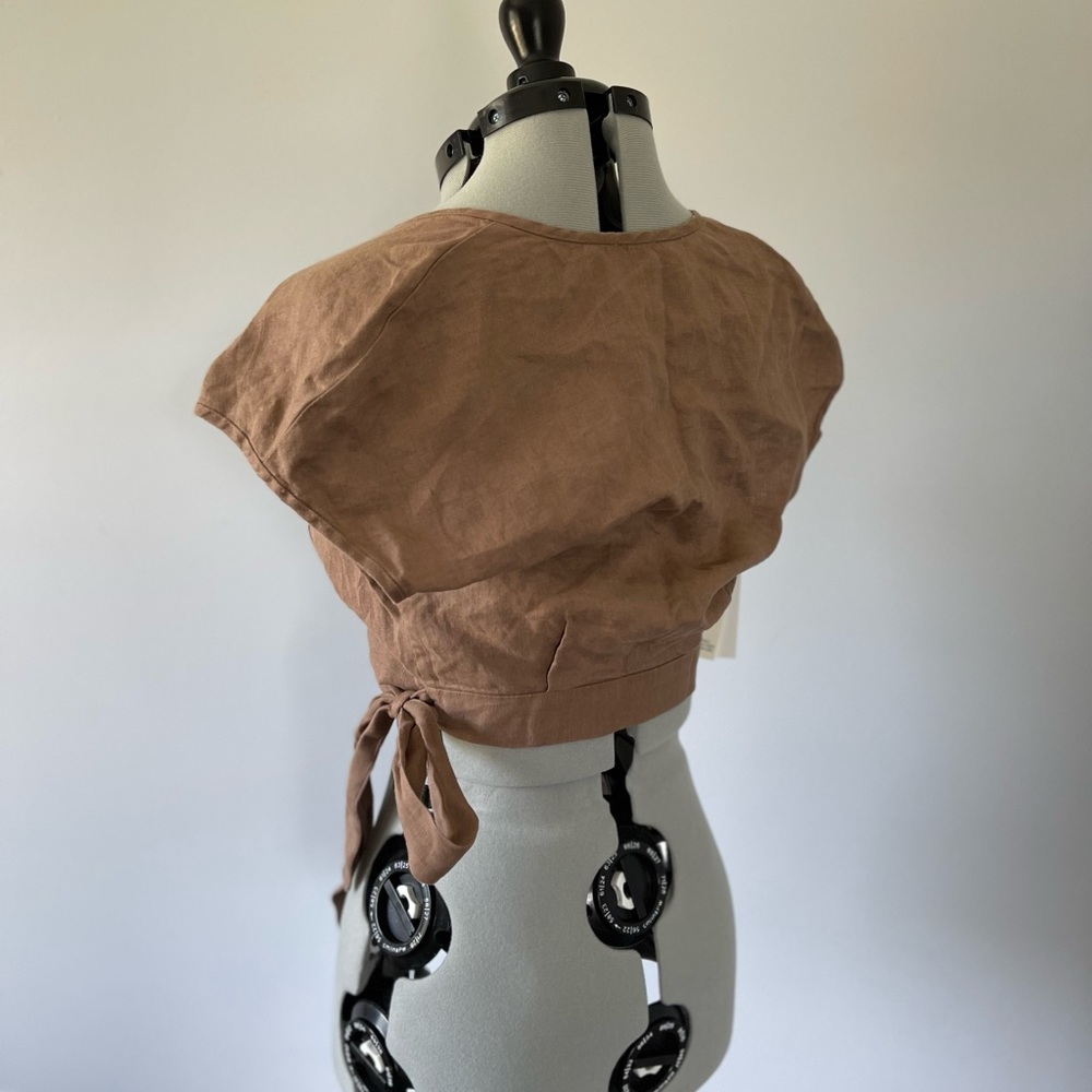 Aimee Linen Blouse - Picture 3 of 6
